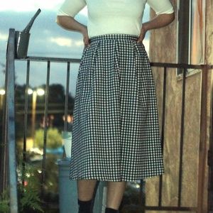 Topshop Skirt in Check Print